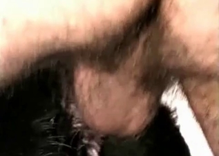 Massive cock penetrating a tight little anal hole