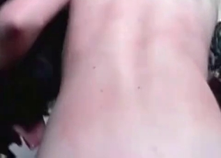 Black dog loves railing skinny bitches on cam